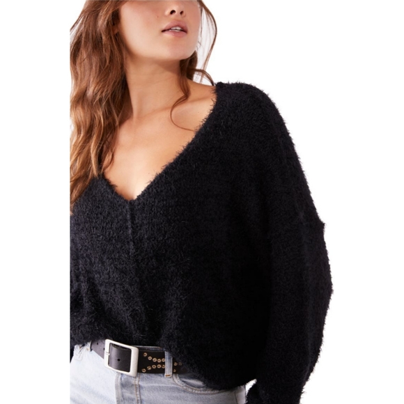 Free People Icing Vneck Sweater 